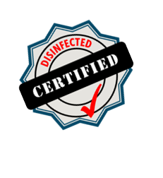 Disinfected Certified