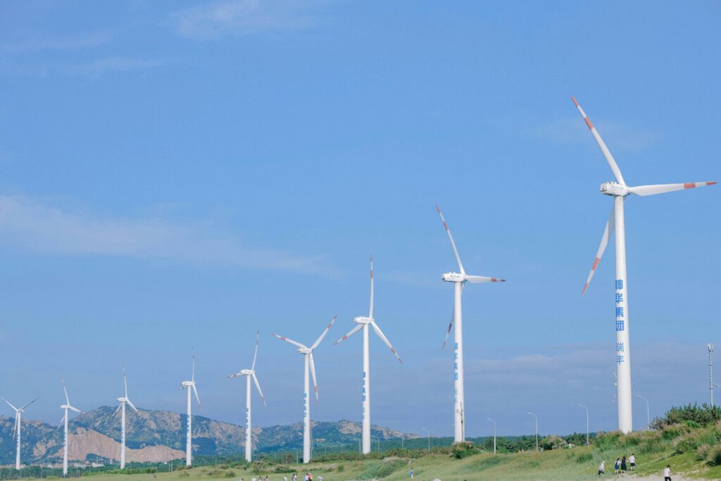 Wind farm renewable energy Australia Think ACW Cleaning partners eco friendly services.