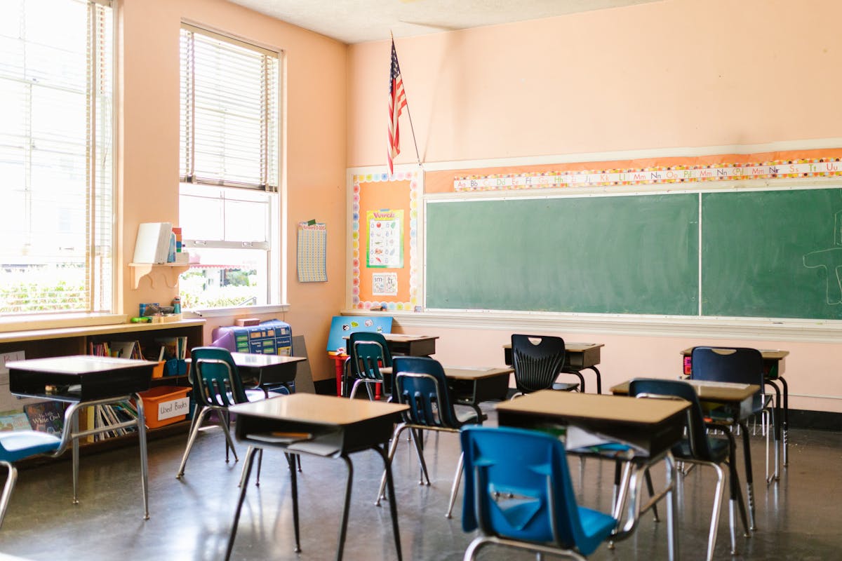 Safe and clean school learning environment maintained by professional cleaning